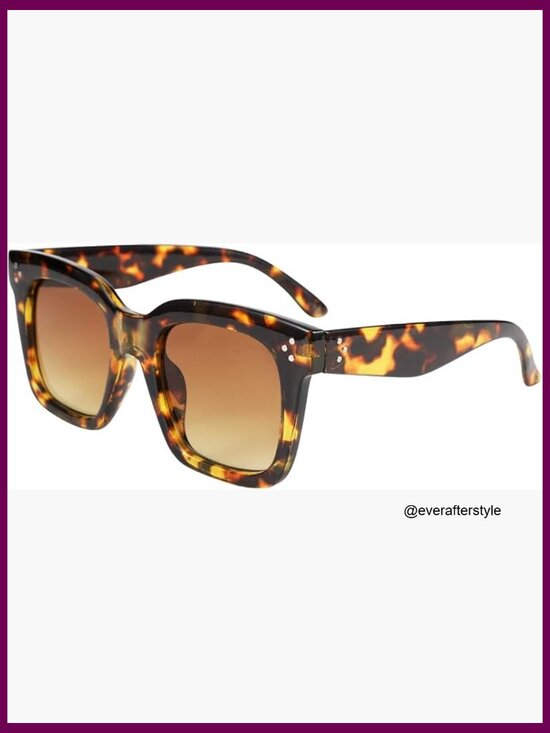 Retro Square Sunglasses Gradient Lens UV 400 Protection Polarized main image 4